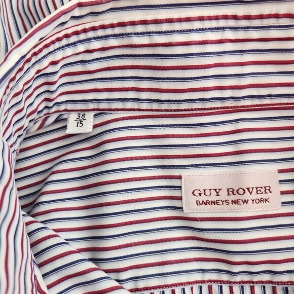 Guy Rover Men's Long Sleeve Dress Shirt Size 15 - Picture 4 of 6